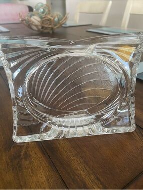 MIKASA Essence Crystal Glass Picture Frame Elegant Home Decor Keepsake Vintage